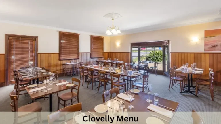 Clovelly Menu