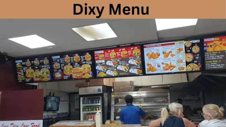 Dixy Menu