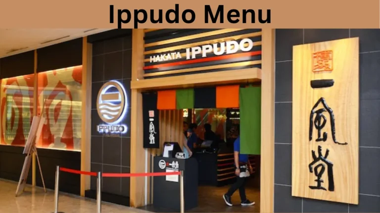 Ippudo Menu