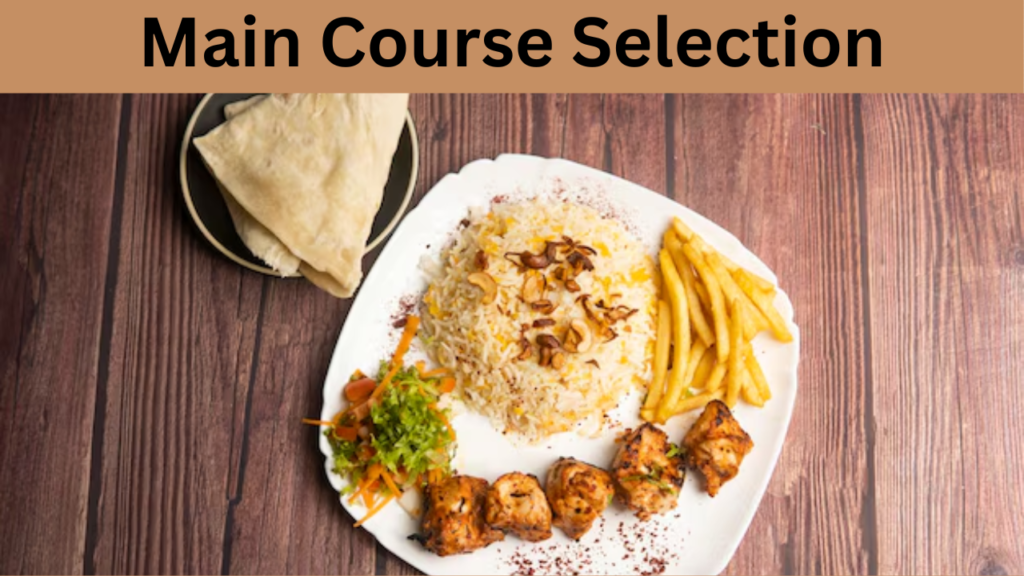 Main Course Selection