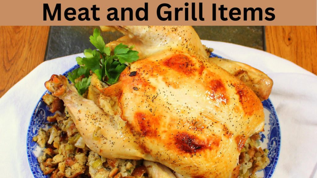 Meat and Grill Items