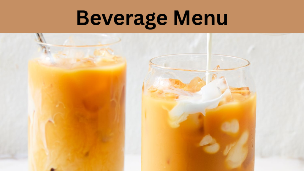 Beverage Menu