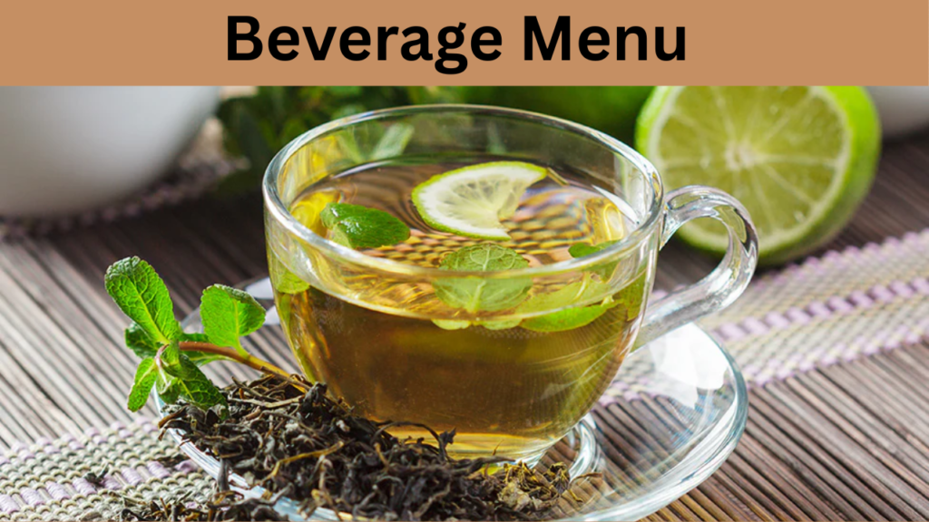 Beverage Menu