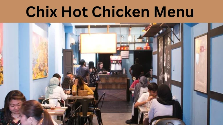Chix Hot Chicken Menu
