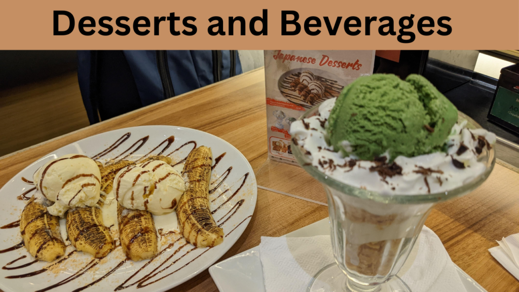 Desserts and Beverages 