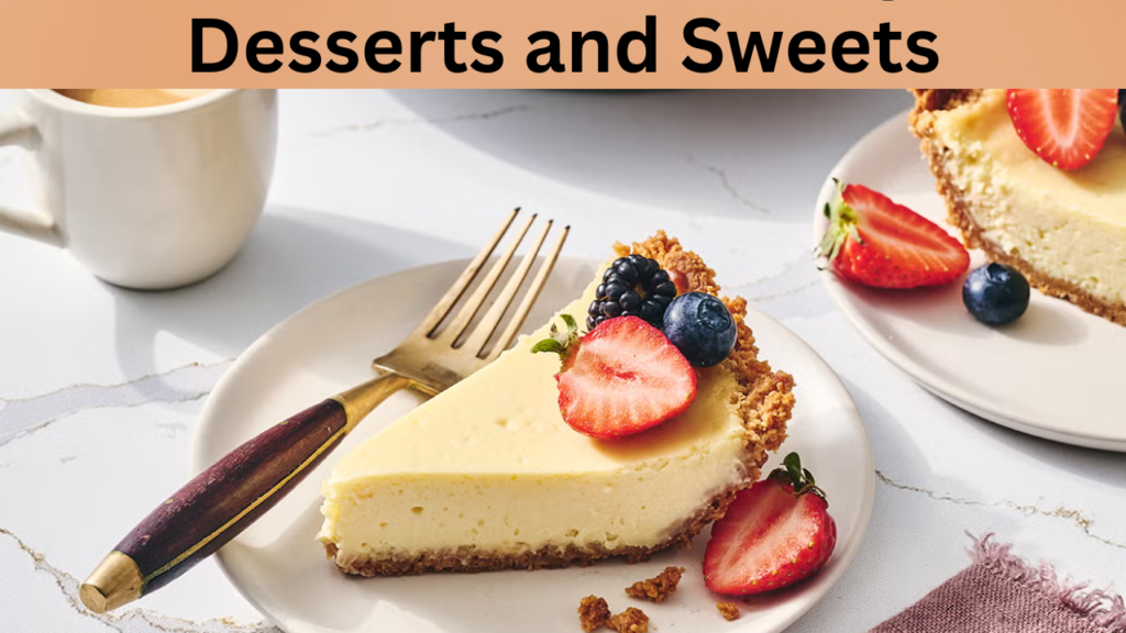 Desserts and Sweets