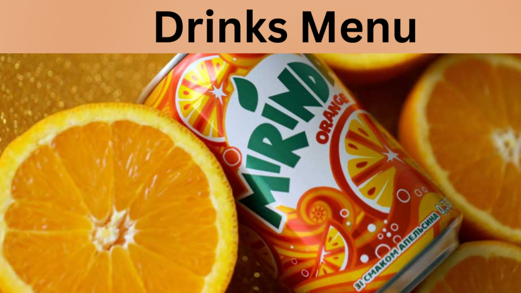 Drinks Menu