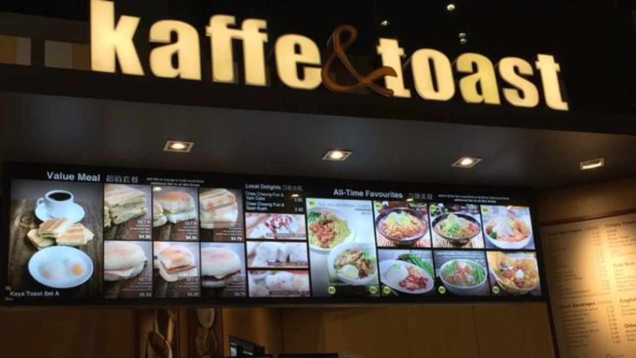 Kaffe and Toast Menu