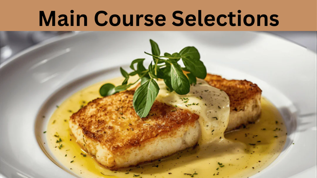 Main Course Selections