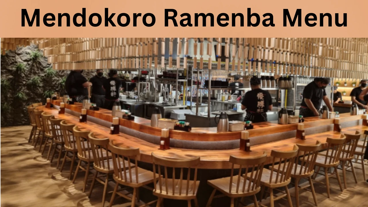 Mendokoro Ramenba Menu