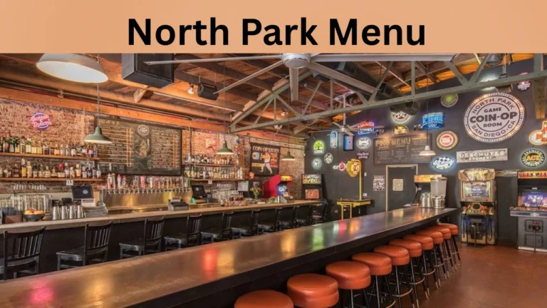 North Park Menu