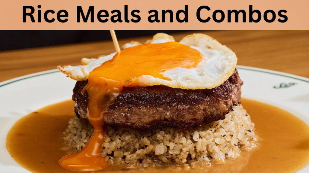 Rice Meals and Combos