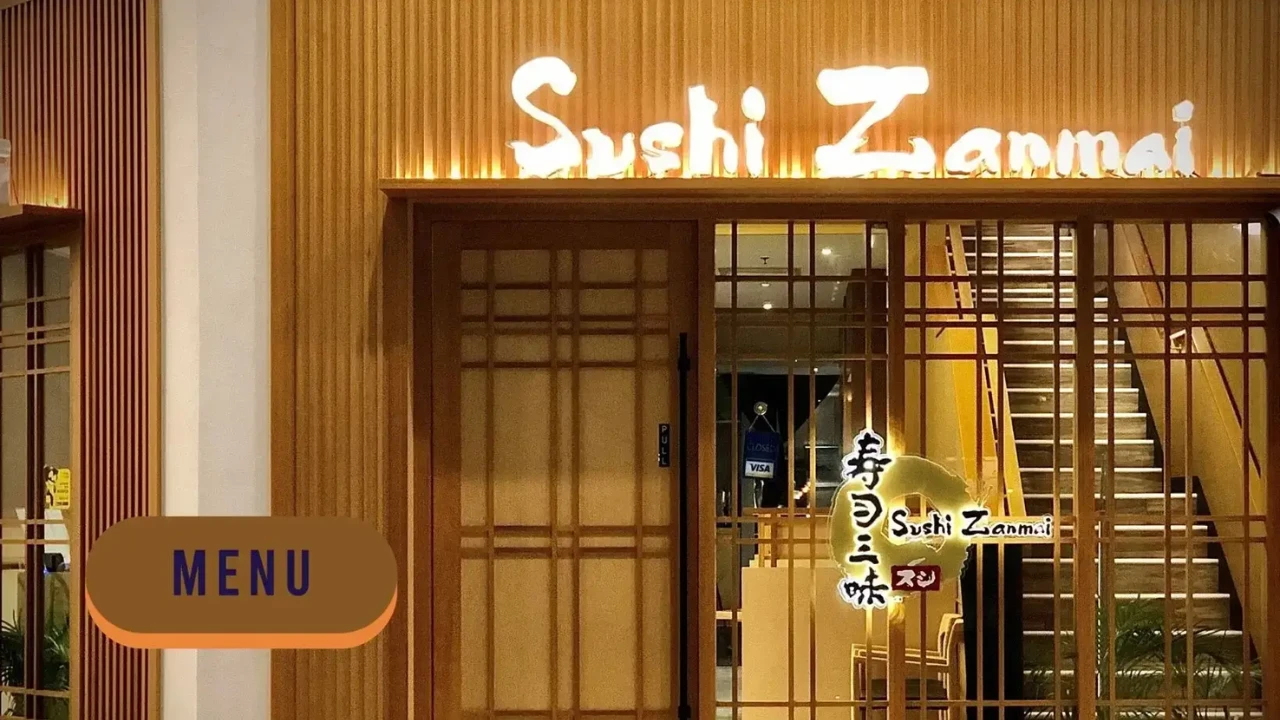 Sushi Zanmai Menu
