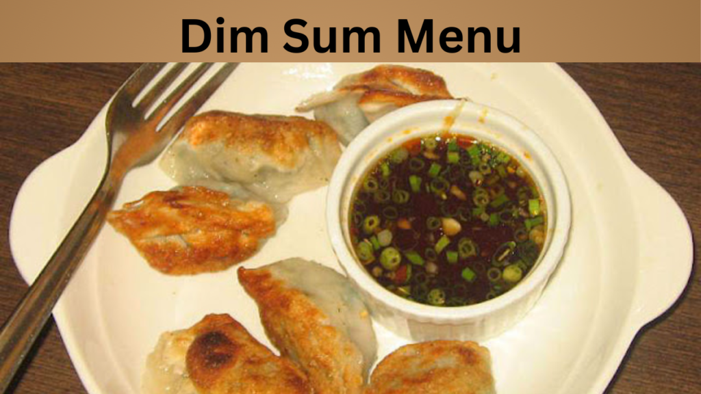 Dim Sum Menu