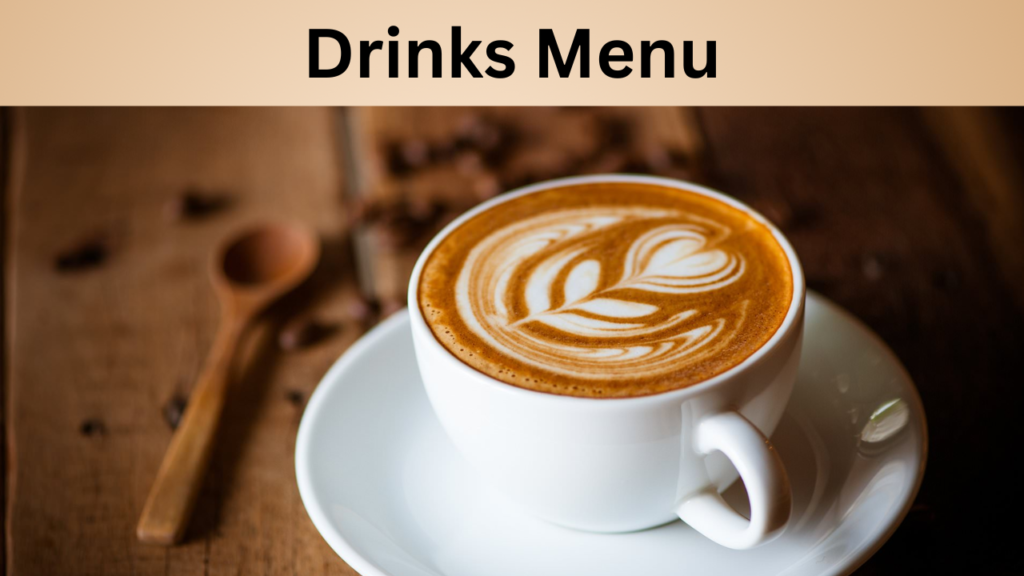 Drinks Menu