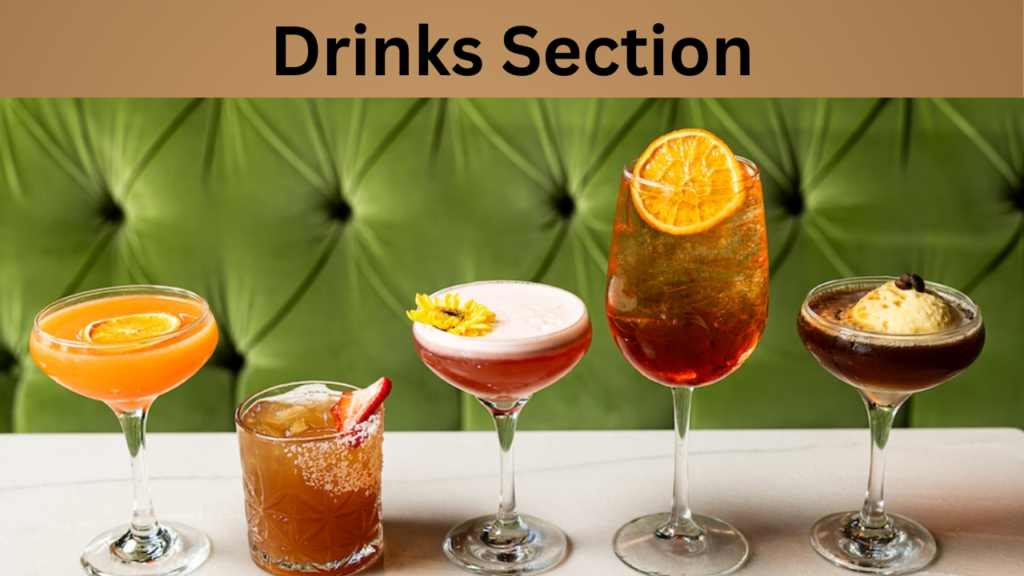 Drinks Section