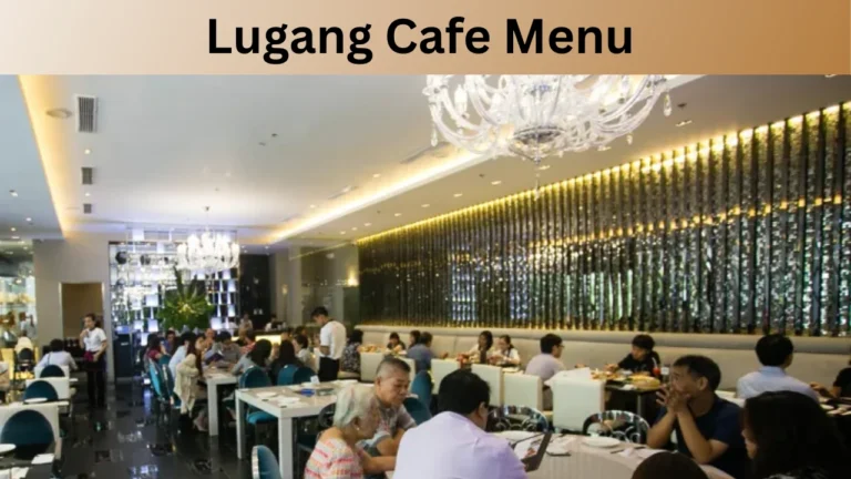 Lugang Cafe Menu