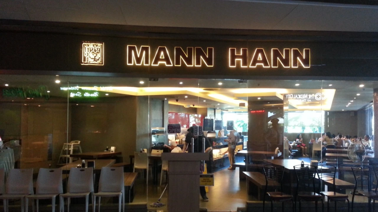 Mann Hann Menu