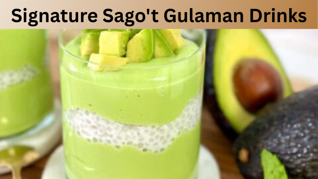 Signature Sago't Gulaman Drinks