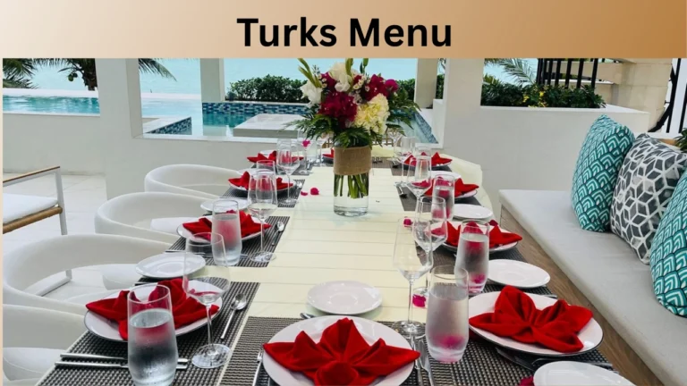 Turks Menu