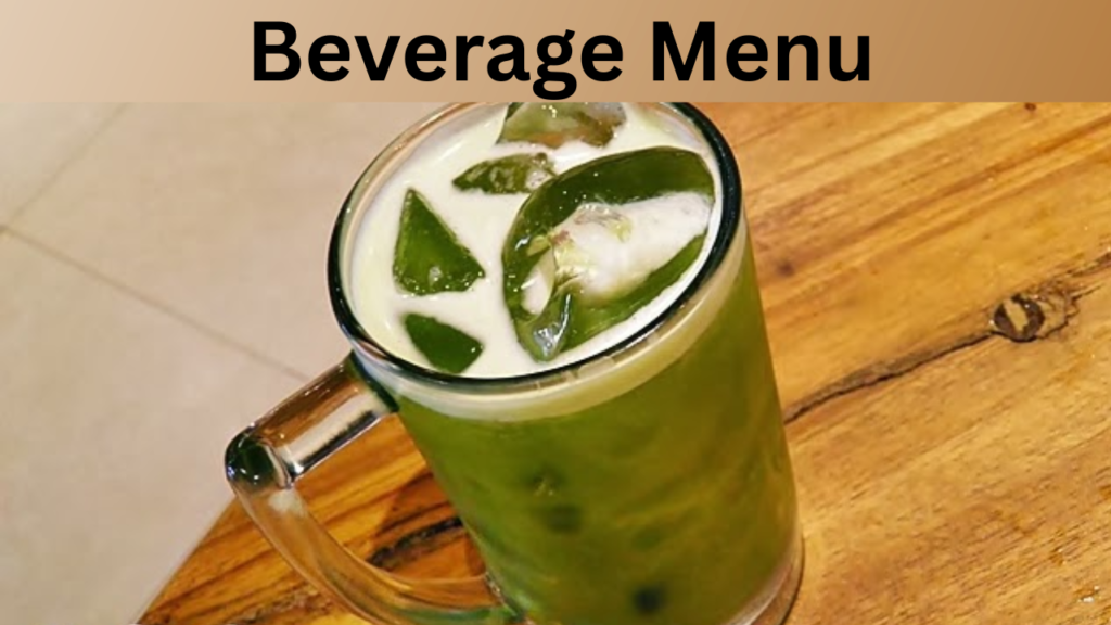 Beverage Menu