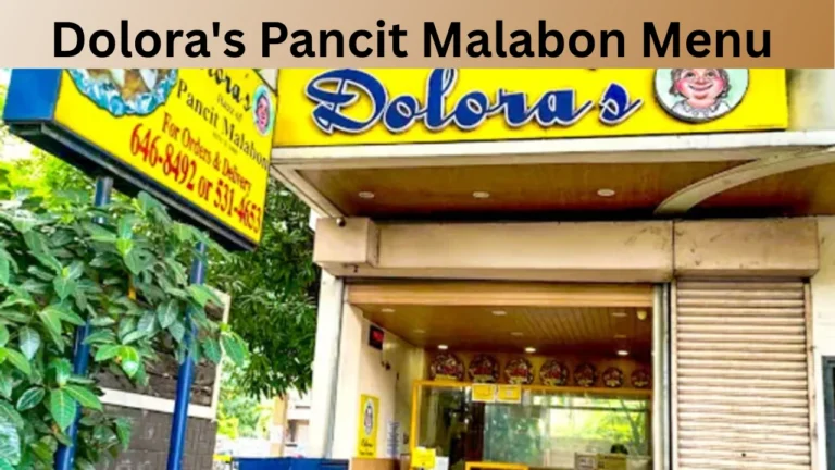 Dolora's Pancit Malabon Menu