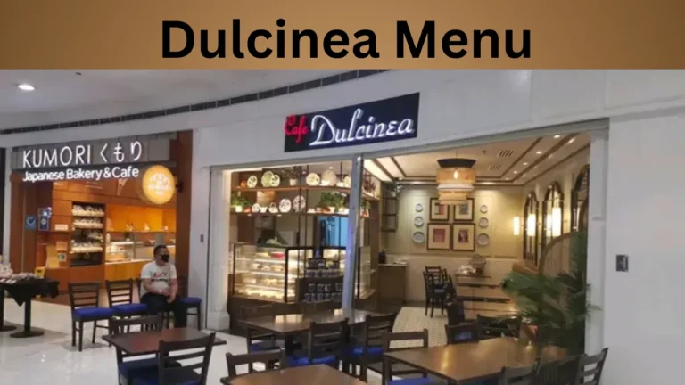 Dulcinea Menu