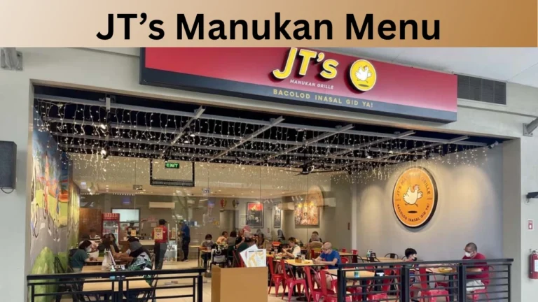 JT’s Manukan Menu