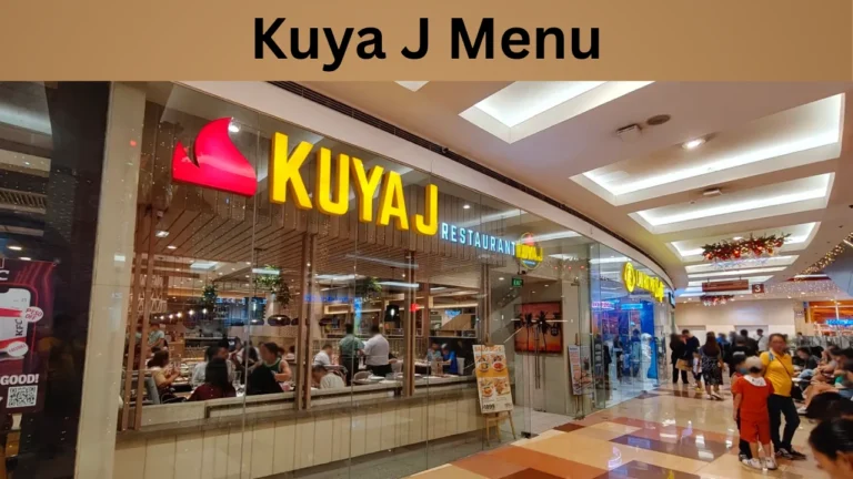 Kuya J Menu