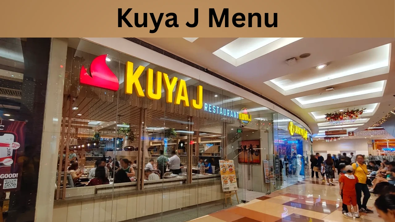 Kuya J Menu