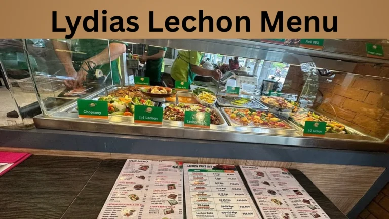 Lydias Lechon Menu