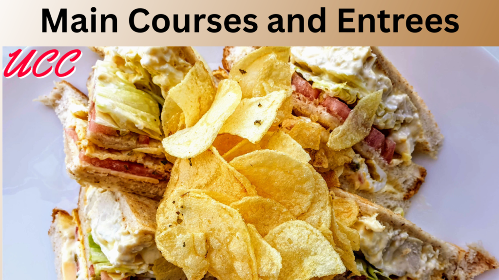 Main Courses and Entrees