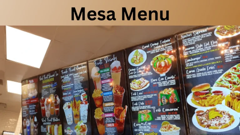Mesa Menu