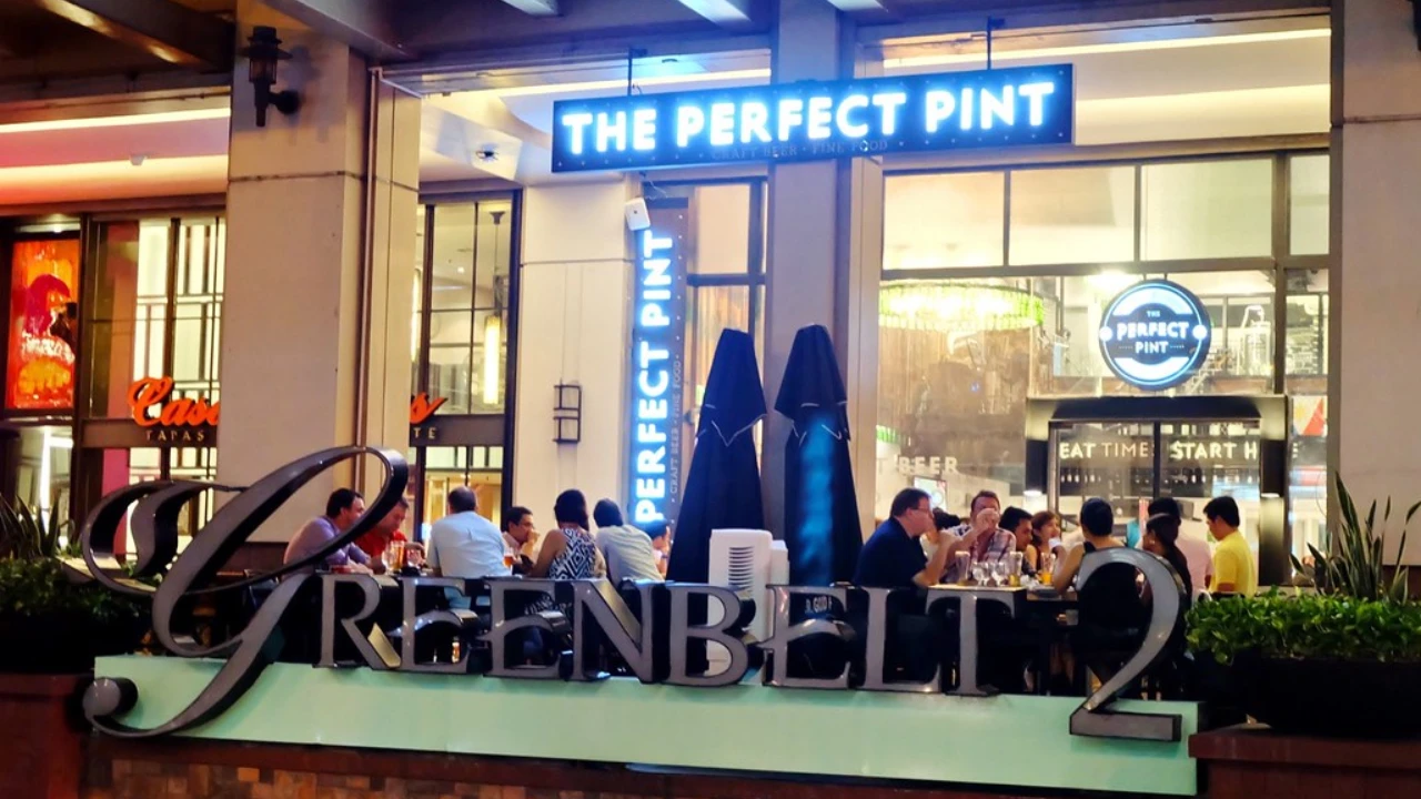 Perfect Pint Menu