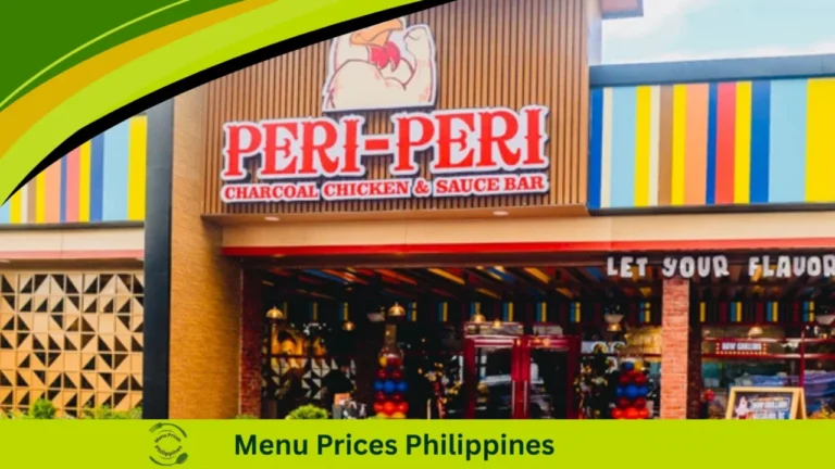 Peri Peri Chicken Menu