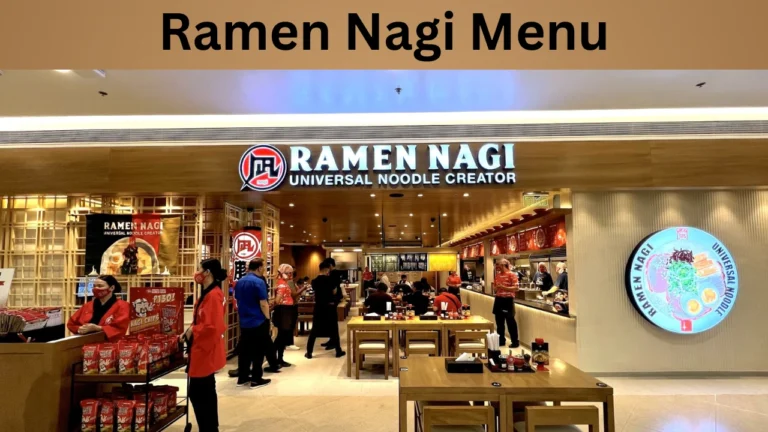 Ramen Nagi Menu