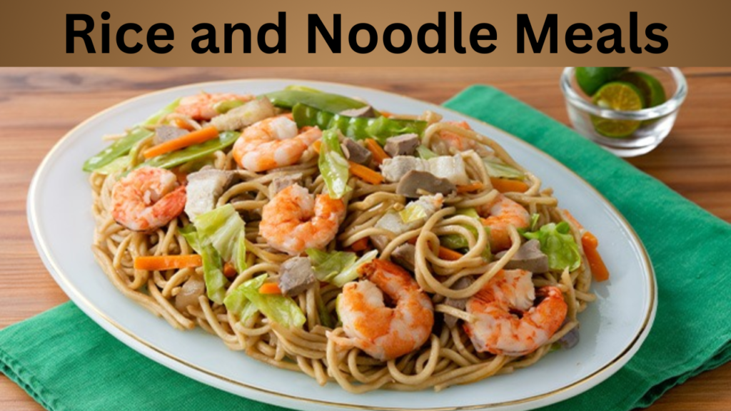 Rice and Noodle Meals