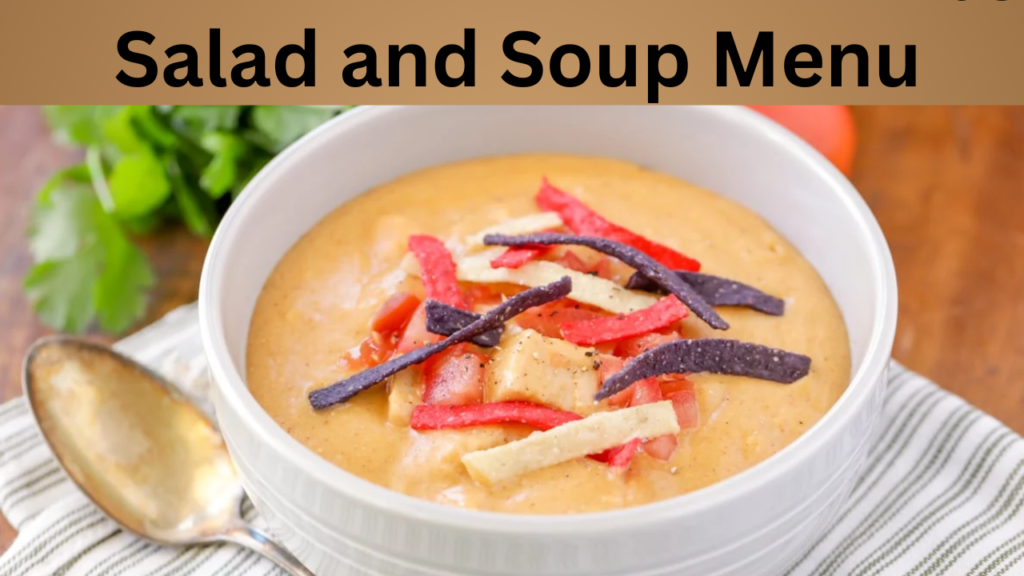 Salad and Soup Menu