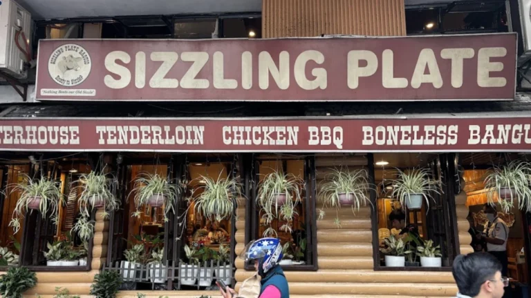 Sizzling Plate Menu