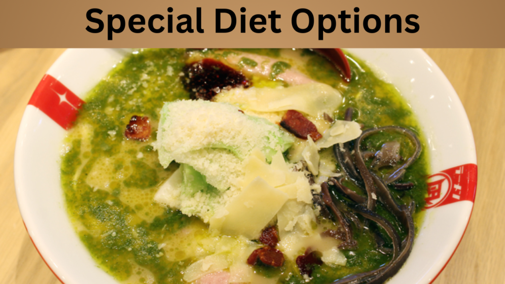 Special Diet Options