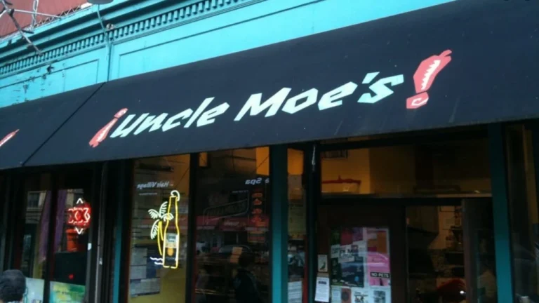 Uncle Moes Menu