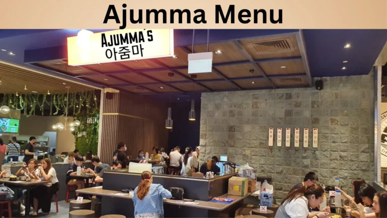 Ajumma Menu