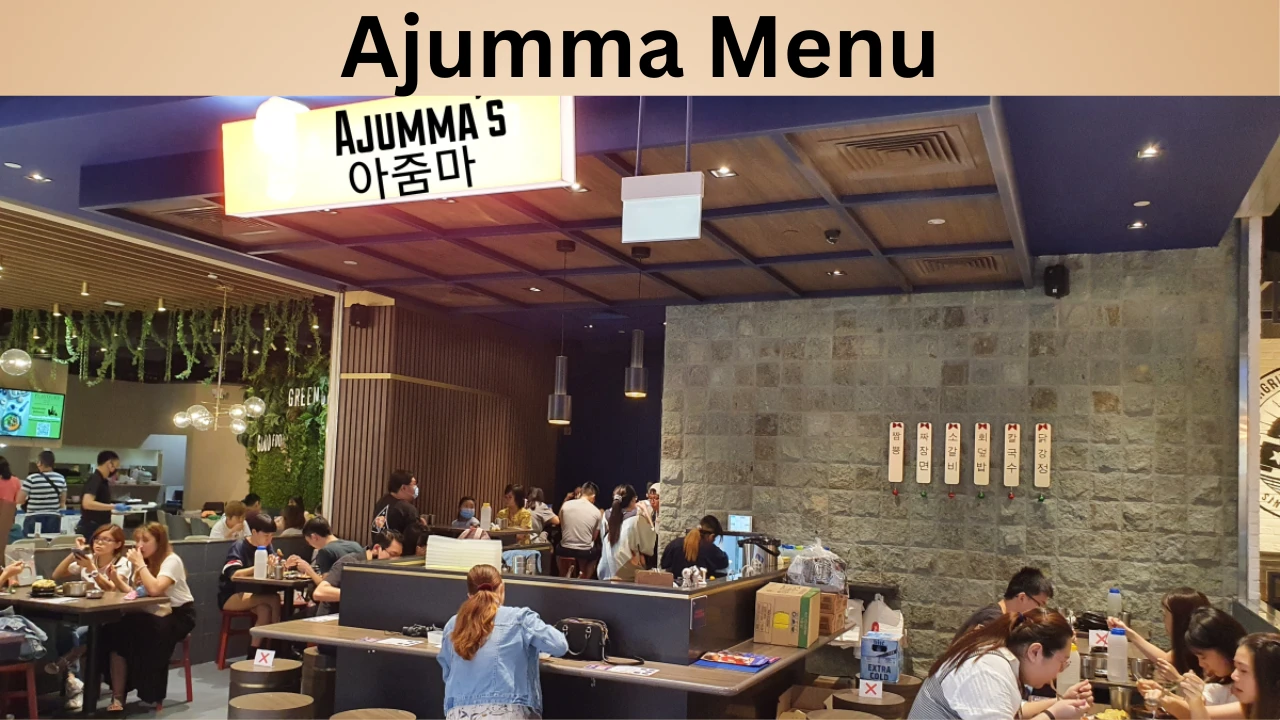 Ajumma Menu