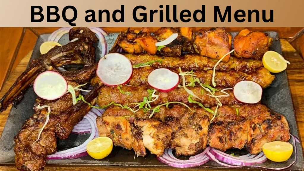 BBQ and Grilled Menu