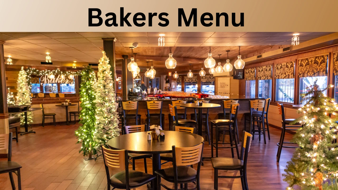 Bakers Menu