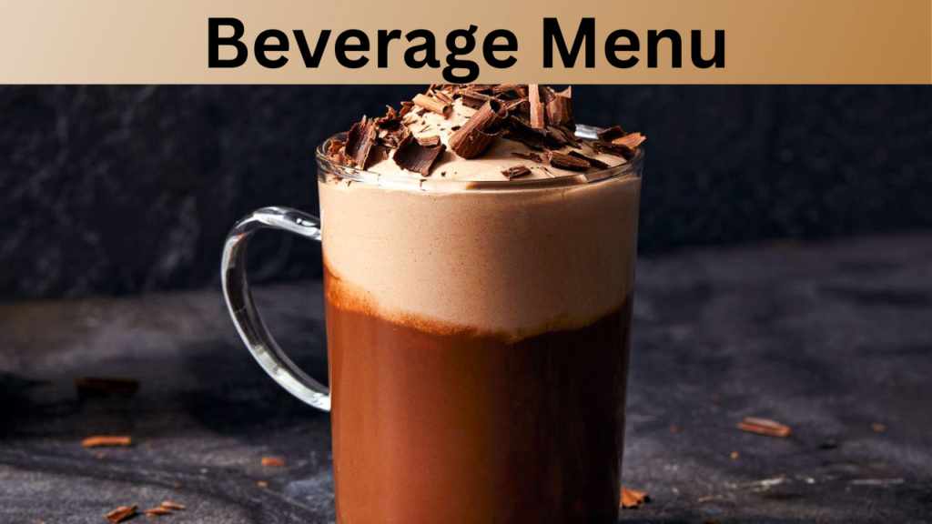 Beverage Menu
