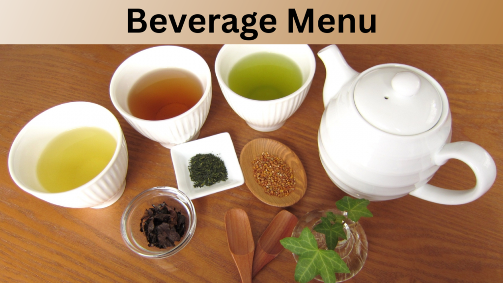 Beverage Menu