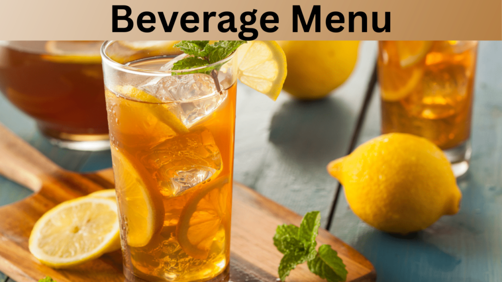 Beverage Menu