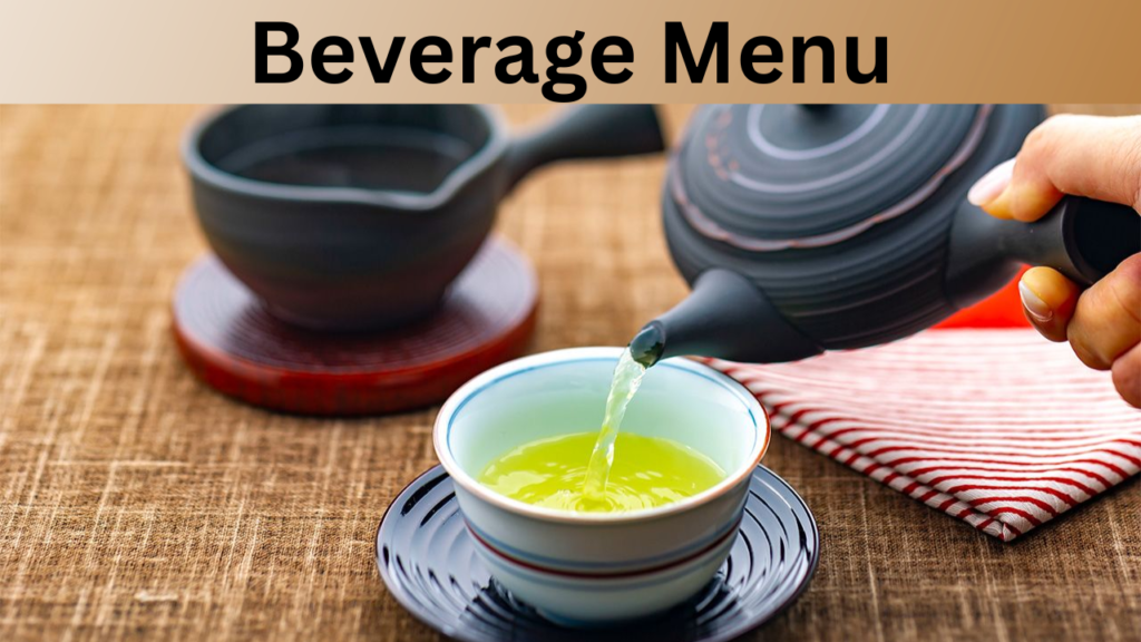 Beverage Menu