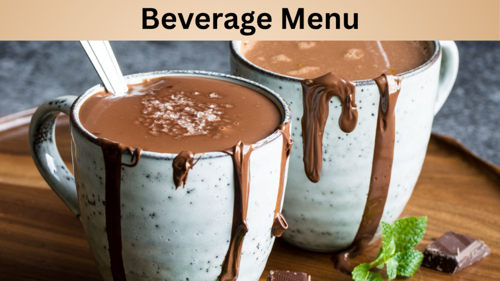 Beverage Menu